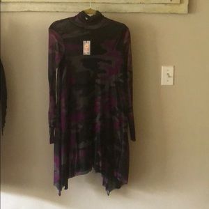 Camouflage dress with tags